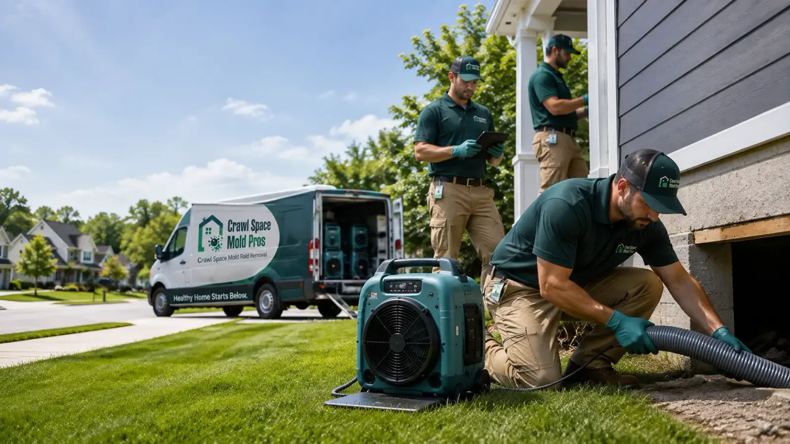 Crawl Space Mold Removal in Gustine, CA